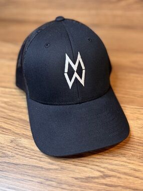 Morgan Wallen MW Trucker Retro Hat "One Night At A Time" Black Classics Adj